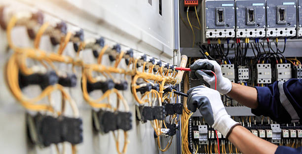 Professional Electrician technician working in Avon, PA
